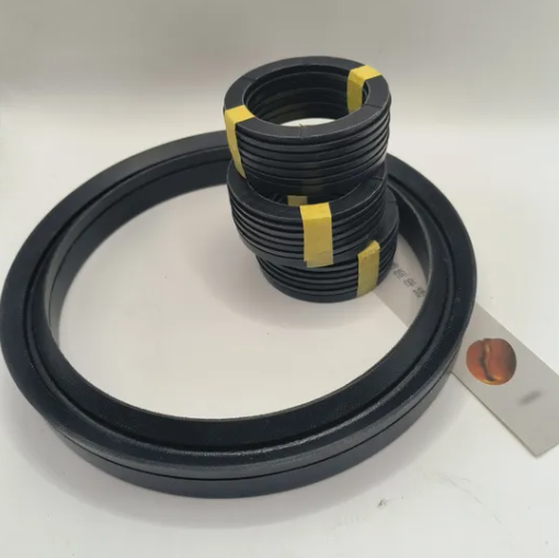 High Pressure Hydraulic Cylinder Rod Seal Packing NBR FKM V Ring Seal Ves Fabric Combined V Shaped Piston Seal